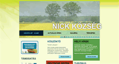 Desktop Screenshot of nick.hu