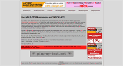 Desktop Screenshot of nick.at